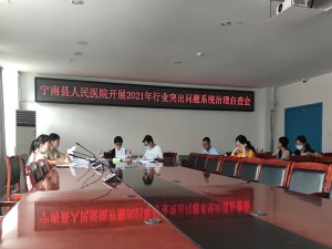 我院召开2021年行业突出问题系统治理自查会