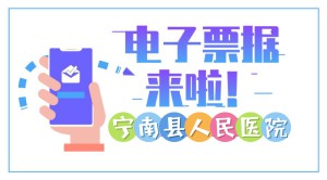 宁南县首张收费电子票据已出票！手机可马上查看