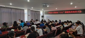 我院党总支召开创建“三乙医院”迎评冲刺动员大会