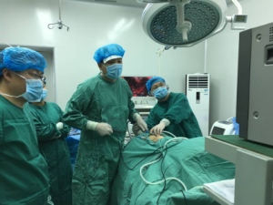 县医院外三科开展后腹腔镜下肾囊肿去顶减压术
