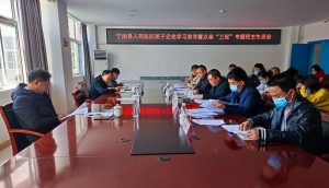 县人民医院领导班子召开党史学习教育暨以案“三促”专题民主生活会